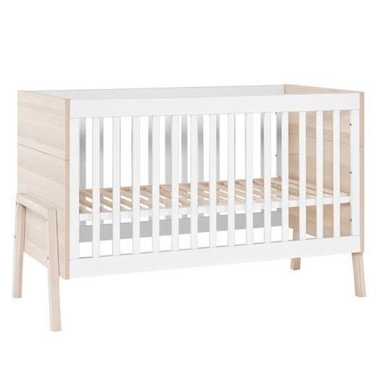 Lit Bebe 60x1cm Blanc Et Bois Clair Collection Spot Vox Matelas Cdiscount Maison Lit Bebe 60x1cm Blanc Et Bois Clair Collection Spot Vox Matelas Cdiscount Maison