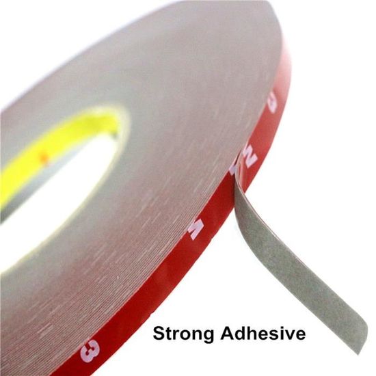 2 Rouleaux De Ruban Adhésif Mylar Rouge 3mm X 50m - Autocollant Solide Simple Face