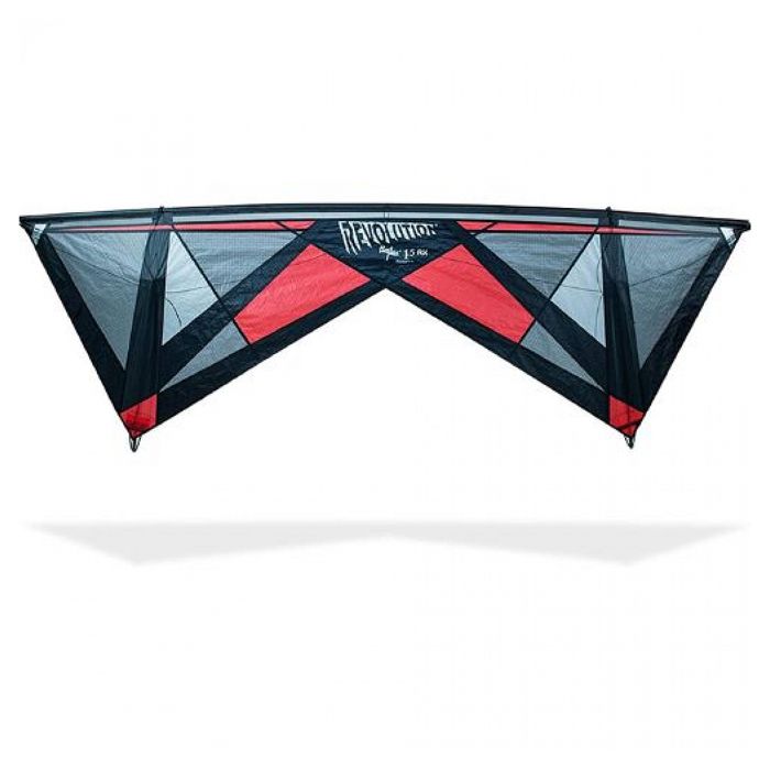 Cerf-volant 4 lignes - Revolution Kites - Reflex 1.5 RX - Avec poignée rouge