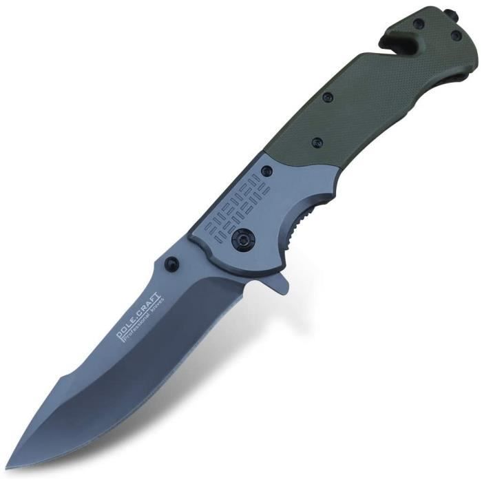 Couteau Pliant,Couteau De Poche Pliant Avec Poignée En Bois,Couteau De