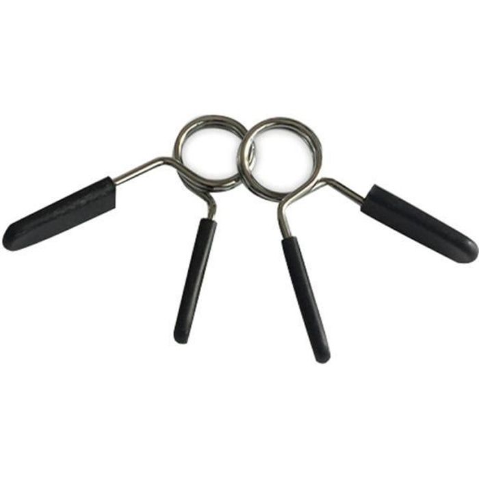 2Pcs 25mm Barbell Gym Barre de poids Haltère Lock Clamp Spring Collar Clips @dwudgfe54