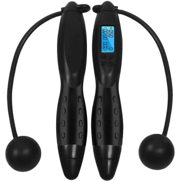 Corde à sauter électronique sans fil cordes à sauter compteur de calories numérique cordes à sauter Fit - Modèle: 01 - HSJSTSA04804