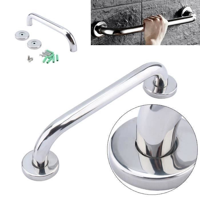 Poignée Baignoires Mural Barre de maintien appui de douche support serviette sécurité de douche en acier inoxydable 30CM
