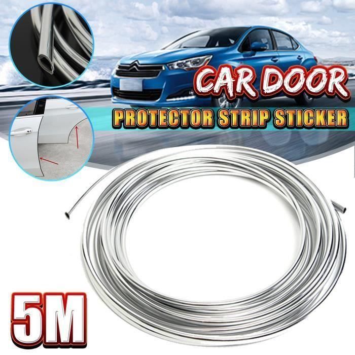 5M Caoutchouc Bande Voiture Porte Bord Portière Protection Moulage Trim Guard décoration Bo08587