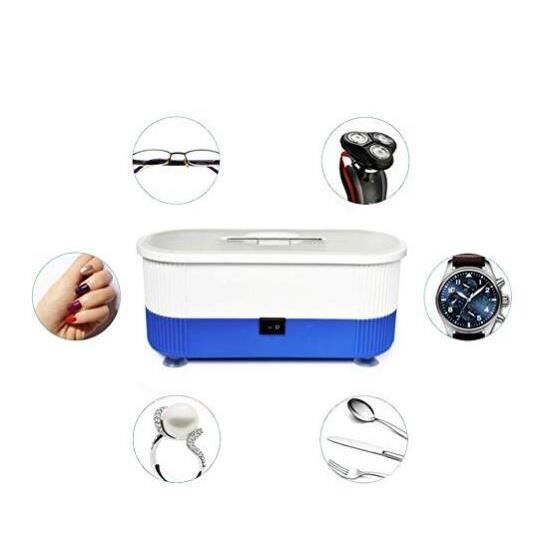 3-en-1 Professionnel Appareil Nettoyeur à Ultrasons de Bijoux Machine à Laver Lunettes Boîte de Verres