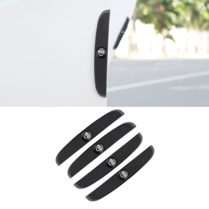 Black -Autocollant de protection contre les rayures pour porte de voiture, 4 pièces, pour Dacia Duster Logan Sandero Stepway Lodgy D