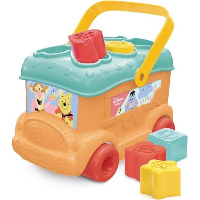 CLEMENTONI Disney Baby - Le bus des formes de Winnie - Jeu d'évei