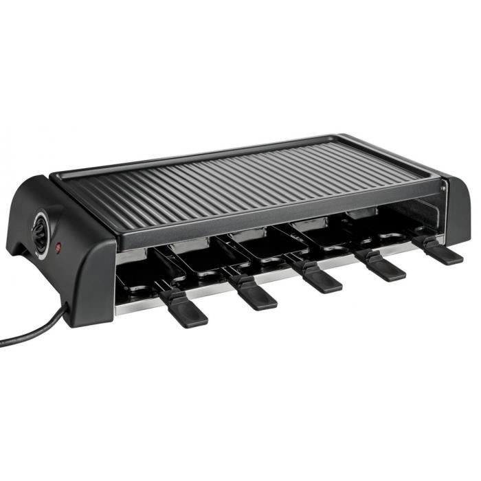 Appareil à raclette Grill XXL 10 personnes 1500W DELUXE 2en1