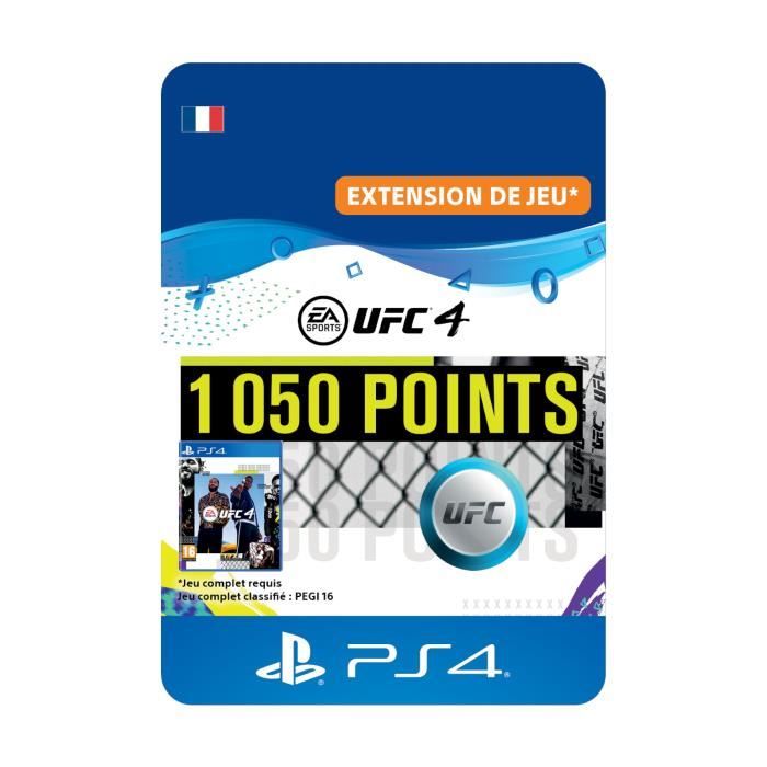 DLC 1050 Points UFC pour UFC®4 - Code de Téléchargement PS4