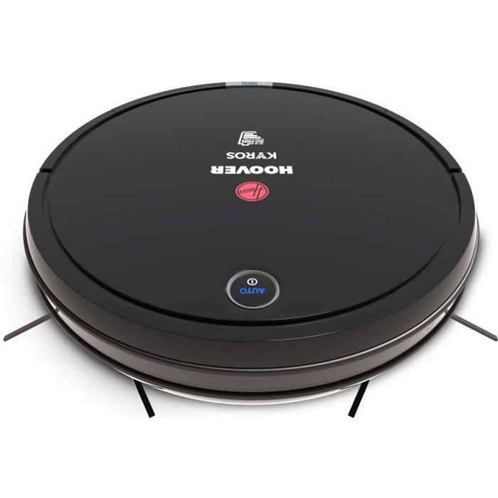 HOOVER RBT1 Aspirateur Robot Slim Kyros Détecteur de poussières 90Min d'autonomie Silencieux 65DBA