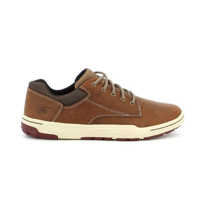 Caterpillar Basket basse Cuir Homme Marron