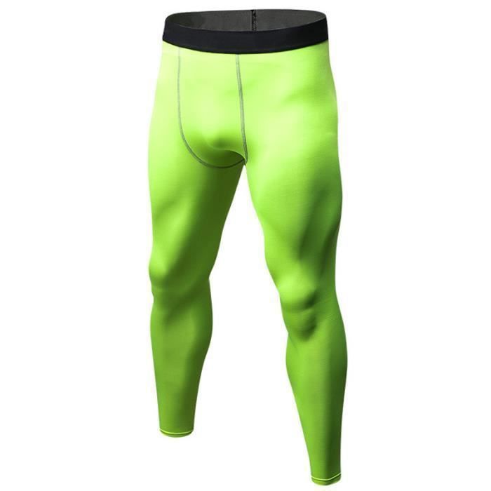 Pantalon de Compression Homme Legging Collant de Sport Séchage Rapide Stretch Respirant