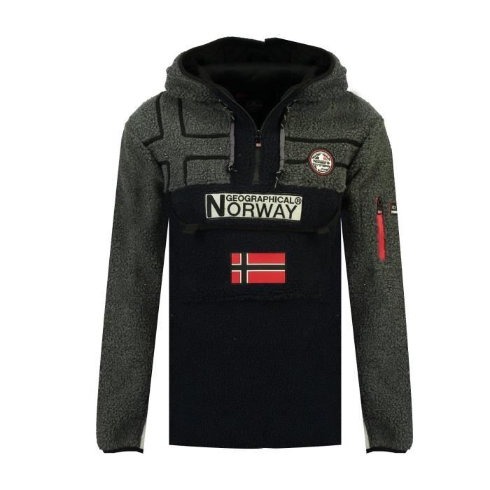 Polaire Homme Geographical Norway Riakolo Noir