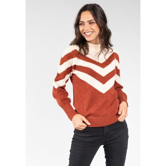 Pull femme Deeluxe cassandra - rouge - XL