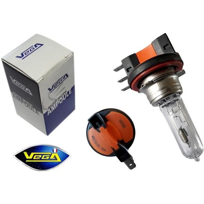 1 ampoule Vega® Halogène 'Maxi' H15 15W/55W PGJ23t-1 Marque Française Homologuée 12V