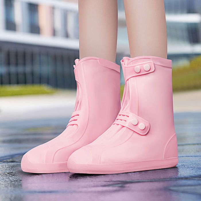 Couvre-chaussures De Pluie Réutilisables Unisexes - Imperméables, Antidérapants, Taille XXL