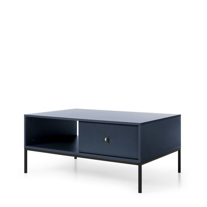 Table Basse Komodee MONCTON STO1 Poignées en métal Bleu marine Bleu marine 68 x 104 x 46 cm Table Basse Komodee MONCTON STO1 Poignées en métal Bleu marine Bleu marine 68 x 104 x 46 cm