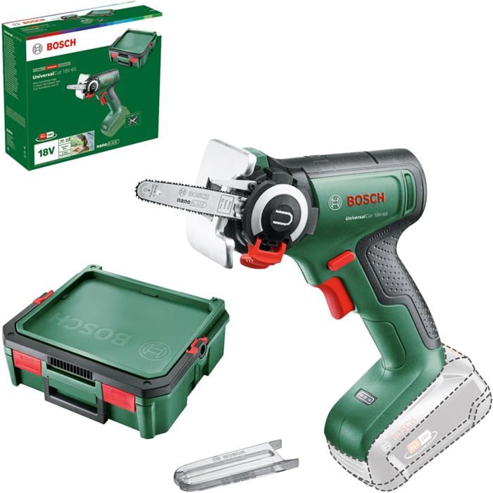 Scie sans fil Bosch UniversalCut 18V 65 NanoBlade Coupe rapide bois et plastique