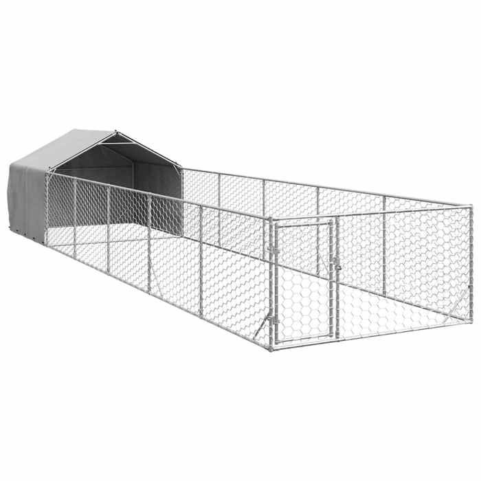 SALE dhiver Niche/Maison dextérieur pour chien - UU - Grand Chenil - enclos 8x2x15 m acier galvanisé CC364 SALE dhiver Niche/Maison dextérieur pour chien - UU - Grand Chenil - enclos 8x2x15 m acier galvanisé CC364