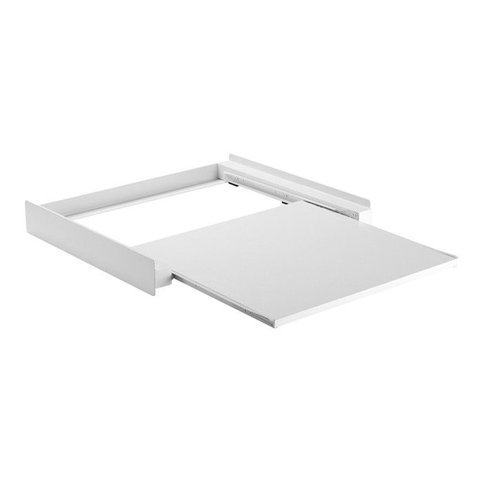 Napofix ML-3 Base de montage verticale 60 cm pour lave-linge et sèche-linge - blanc tablette 400 mm - Napofix