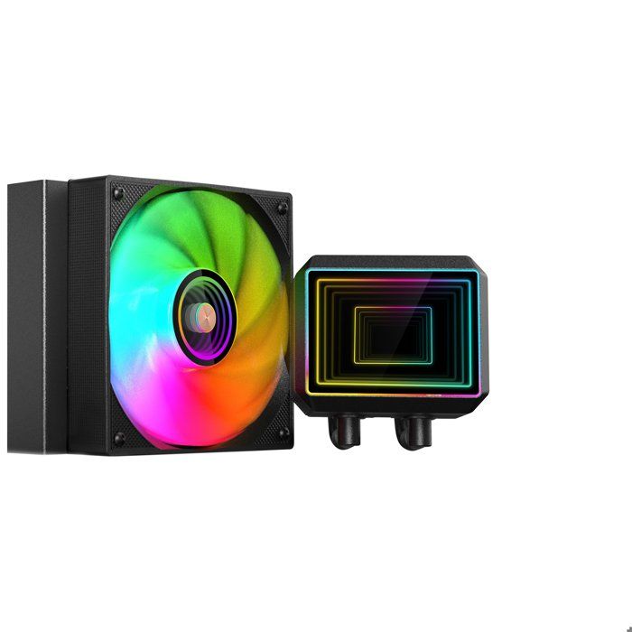 Refroidissement Liquide AIO - MARS GAMING - ML-TWO120 - 300W TDP - 1x Ventilateur ARGB - Silencieux