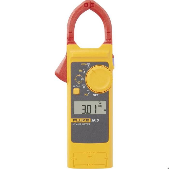 Pince ampèremétrique - FLUKE - 301D - Numérique - CAT III 300 V ...