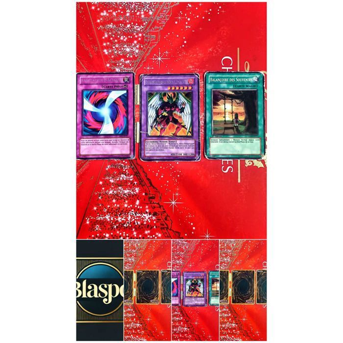 Lot de 3 Cartes Yu-Gi-Oh! Officielles Konami Exécuteur Phénix Héros Élémentaire Annulation d’Attaque Balancoire des Souvenirs