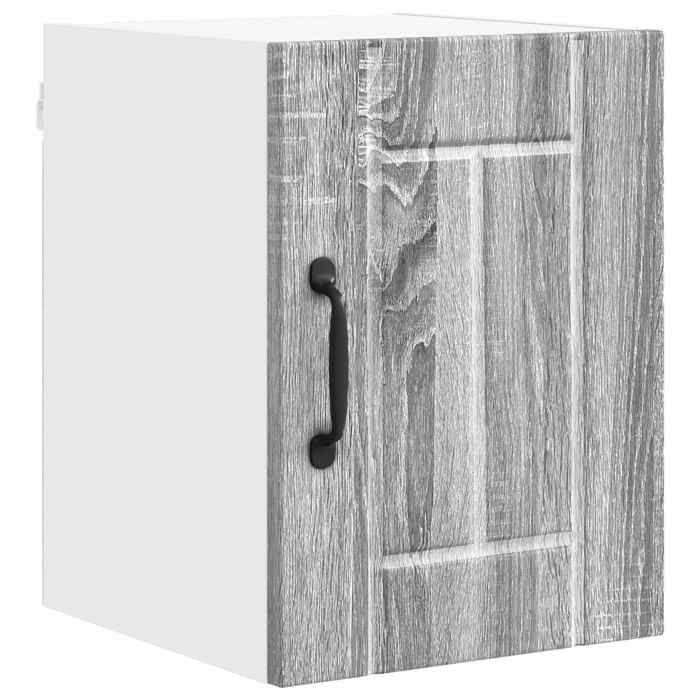 En solde Buffet de cuisine( 1 pc) Meuble bas/Armoire rangement Gris Sonoma 30x31x40 cm A1679