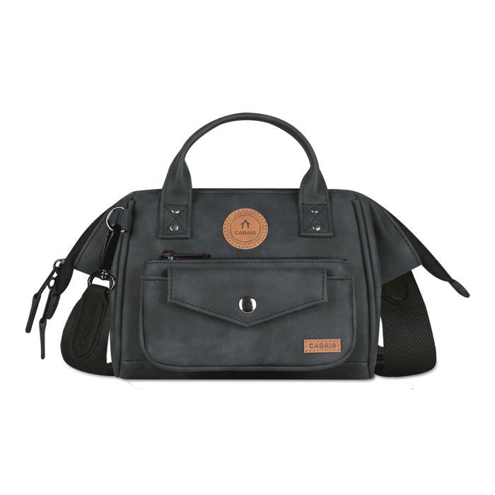 Sac à main - CABAIA - Adventurer Nubuck Crossbody S - Gris foncé (Le Havre) - 2L - 100% polyuréthane