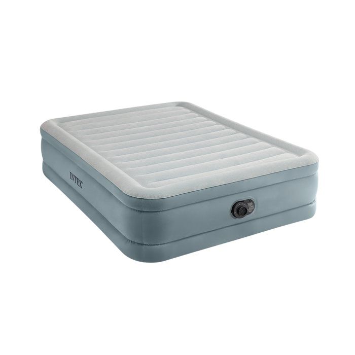 Matelas gonflable INTEX - 64824ND - Premium Comfort - 2 03 x 1 52 x 0 46 m - 2 personnes - Intérieur - Gonflage électrique intégré