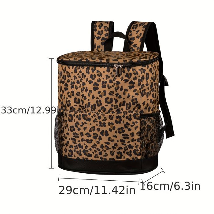 Sac à dos glacière 30 canettes — Sac isotherme portable glacière souple — Idéal pour le camping les pique-niques et les déjeuners