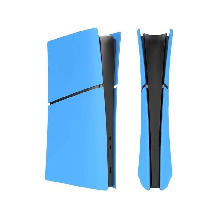 Plaques de protection Slim Digital Edition pour console PS5 Slim panneaux de coque compatibles avec Playstation 5 Slim Bleu