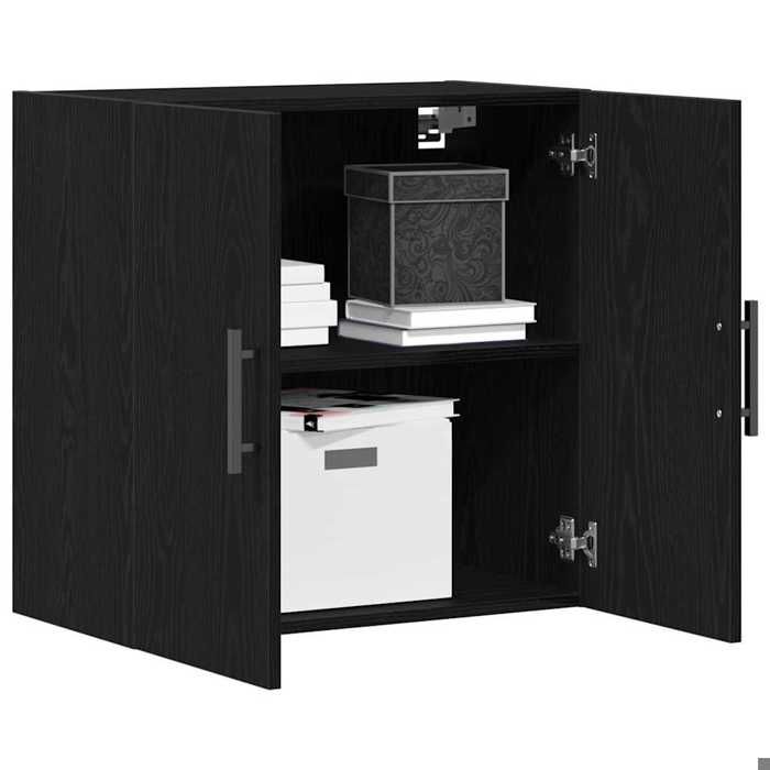 Armoire murale - vidaXL - Casier de rangement - Bois ingénierie - Chêne noir - 2 étagères - 60x315x60 cm 700mfl95m