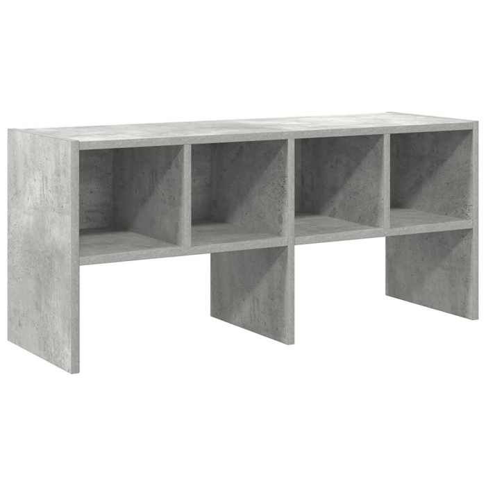 Étagère à chaussures(bonne ventilation) - Meuble d Entrée Couloir - empilable gris béton 895x30x40 cm glm11z