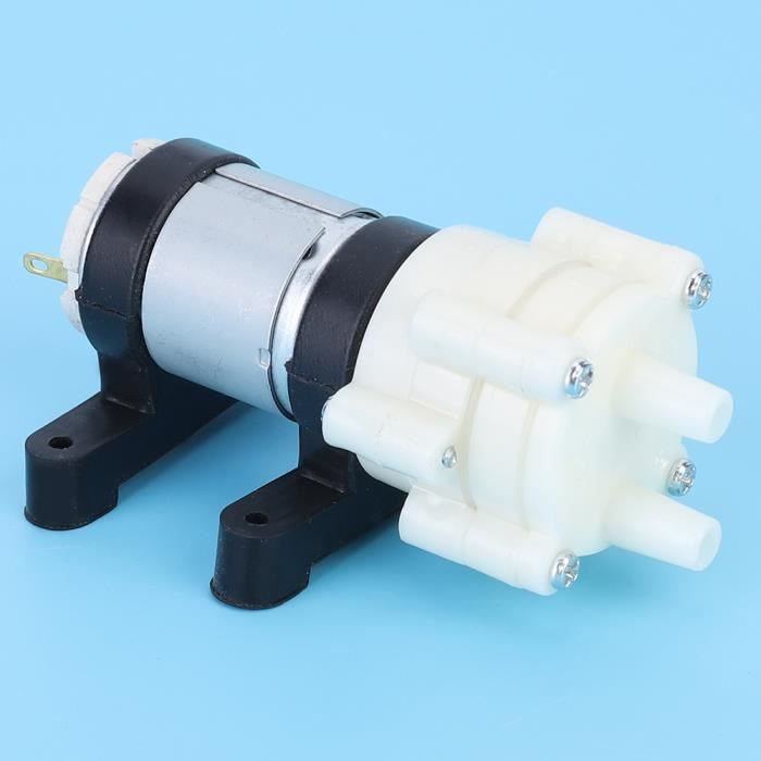 Mini Pompe à Eau 12V, Débit 1,5-2 L/min - Pour Aquarium, Machine à Thé, Température Max 80°C, Compacte