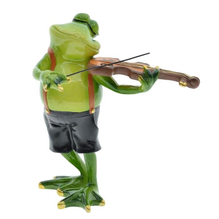 Jouer des statues d'instruments de musique Ornements en résine 5.71x6