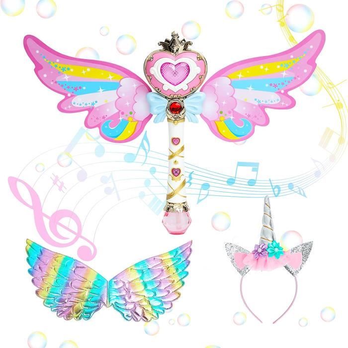 Bulles De Savon Enfant Machine à Bulles Princesse Pistolet à Bulles