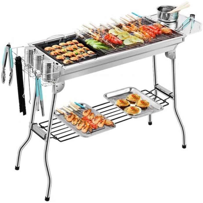 20 Brochettes Réutilisables En Acier Inoxydable 10 Cm - Pour Four, Friteuse à Air Et Barbecue - Viande, Légumes, Guimauves