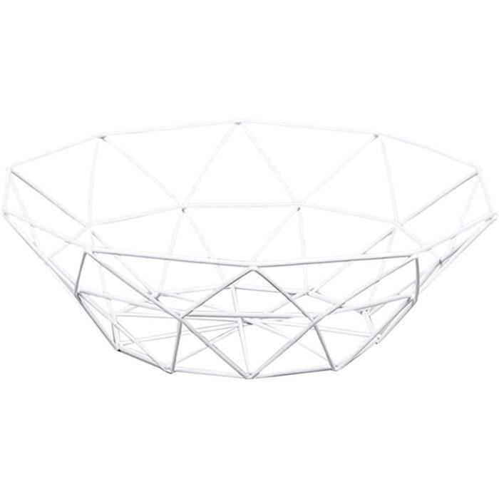 Bol métallique moderne en forme de feuille de lotus - Panier à fruits en métal - 25,5 cm de diamètre x 13 cm de haut Bol métallique moderne en forme de feuille de lotus - Panier à fruits en métal - 25,5 cm de diamètre x 13 cm de haut