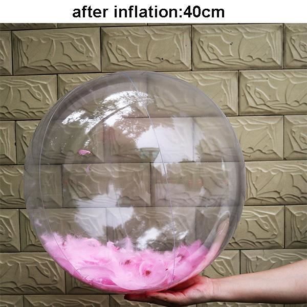 HISRFO Lot De 2 Ballons De Plage Gonflables à Paillettes 61 Cm 40,6 Cm