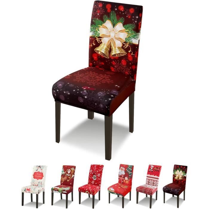 Housse De Chaise Sur Mesure - Lot De 2 Ou 4, Pour Chaises Courbées, Pivotantes, Accoudoirs