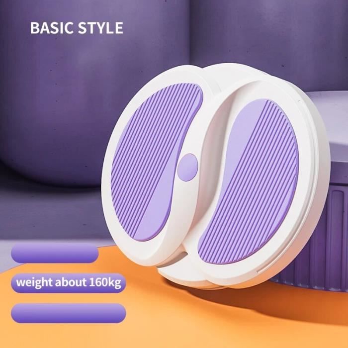 Planche De Torsion Taille - Disque Rotatif Fitness Avec Cordes Élastiques - Sculpteur De Ventre, Jambes Et Corps Complet - Anti-Glisse