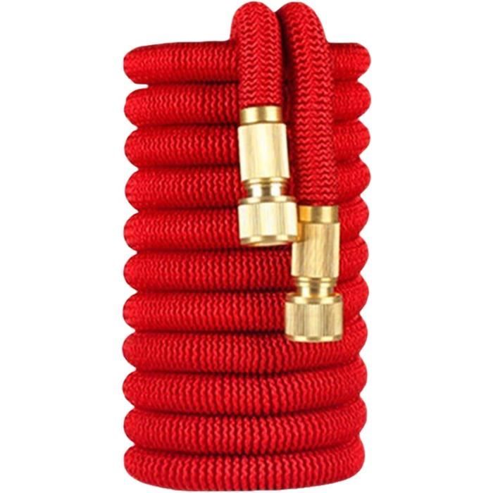 Tuyau Arrosage Extensible 37.5m CLMCL - Flexible Avec Buse 8 Fonctions Bleu
