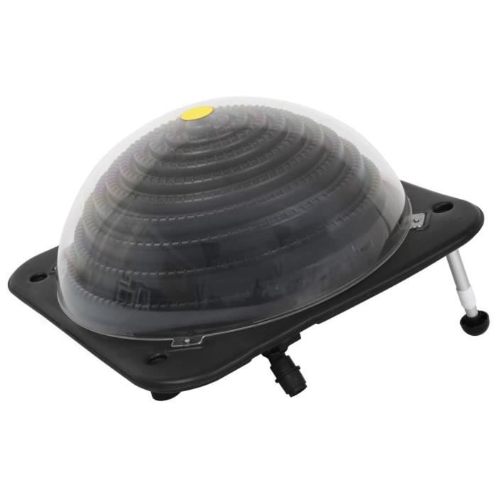 Nouveau Chauffage solaire de piscine 75x75x36 cm HDPE Aluminium