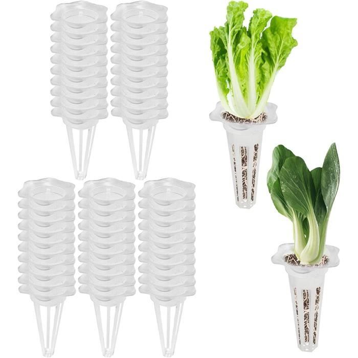 Panier Hydroponique Pots En Plastique Nets Couvercle De Jardin Panier