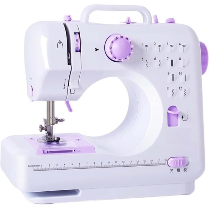 Machine à Coudre Portable Avec 12 Points & 2 Vitesses