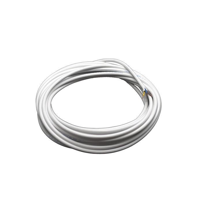 Enrouleur De Câble Electrique 5m - H05VV-F 2x1mm - Noir - Pour Outils Et Appareils Domestiques