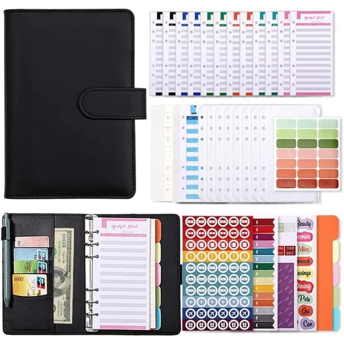 Classeur De Défi à 100 Enveloppes, Planificateur Budgétaire Avec 100 Enveloppes, Suivi Des Objectifs Financiers Pour économiser De L'argent (violet