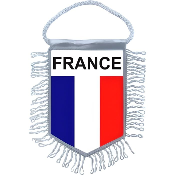 Drapeau Fanion Tunisie Pour Voiture - 15x10 Cm Polyester Recto-Verso