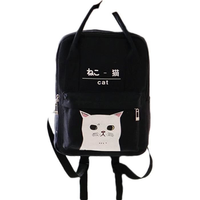 Sac A Dos En Toile En Forme De Chat Kawaii Style Japonais Coreen Pour Femme Et Fille Cdiscount Bagagerie Maroquinerie Sac A Dos En Toile En Forme De Chat Kawaii Style Japonais Coreen Pour Femme Et Fille Cdiscount Bagagerie Maroquinerie